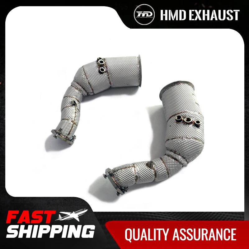 

HMD Exhaust System High Flow Performance Downpipe for Audi RSQ8 4.0T With Catalytic Converter Racing Pipe