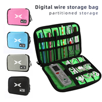 Car Logo Data Cable Storage Bag Cable USB Storage Bank Waterproof Travelling For Xpeng P7 G3i G9 P5 X2 N5 F30 H93 Beta 2020 2021