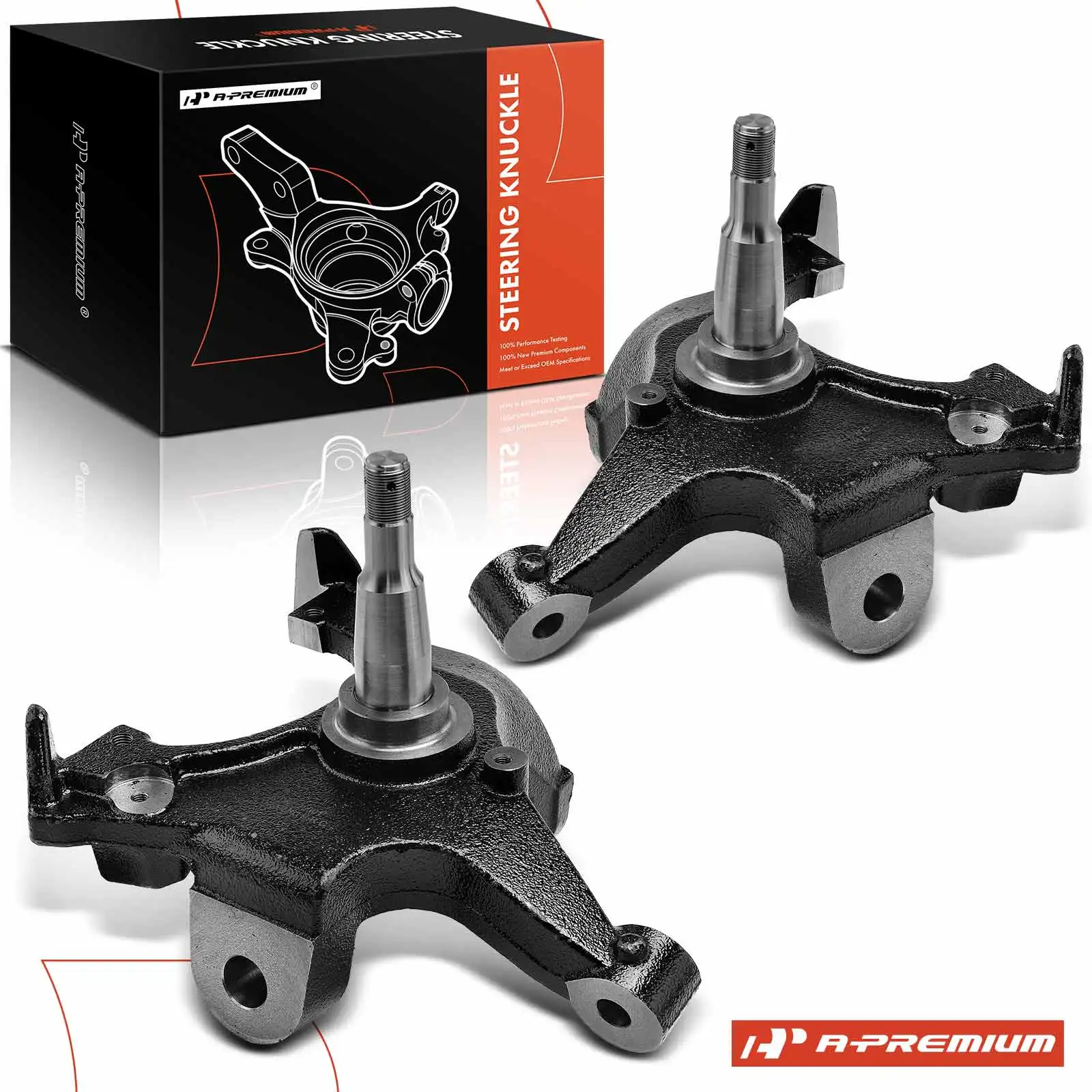 A-Premium 2Pcs Front 2 Inch Drop Lowering Spindle for Chevrolet Tahoe 1995-1999 C1500 Suburban 1992-1998 GMC Yukon 1995-1999