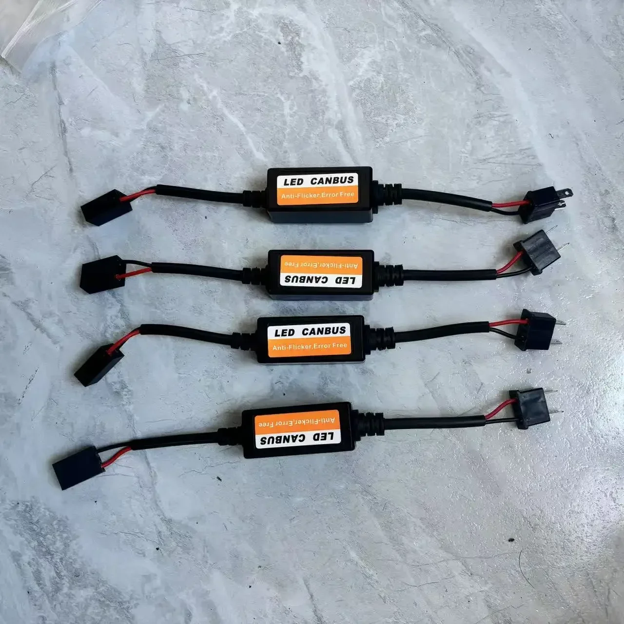 1-4pcs LED Canbus Decoder Adapter For H1 H4 H7 H11 9005 9006 9012 Anti-Flicker Harness Bulbs Resistor Warning Error Canceller
