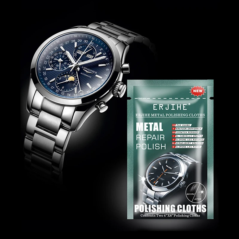 

1set Watch Polishing Cloths 10*15cm Metal Polishing Cloths For Jewelry Watch Scratch Repair Supplies Metal Scratch Repair Set