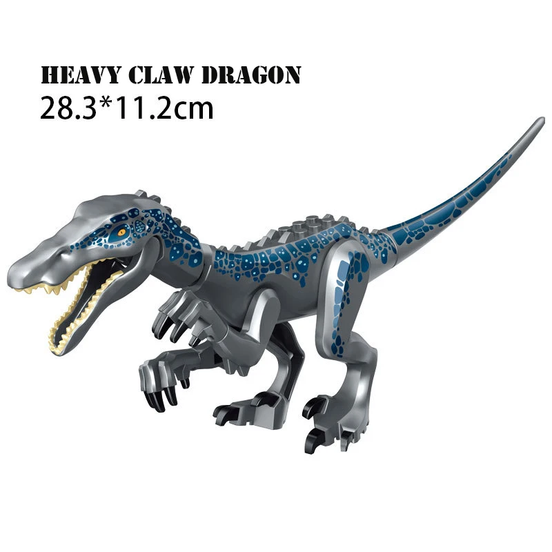 DIY Building Block Dinosaur Jurassic Tyrannosaurus Rex World 2 Assembly Bricks Figures Dino Pterosaur Kids Gift Child Raptor Toy