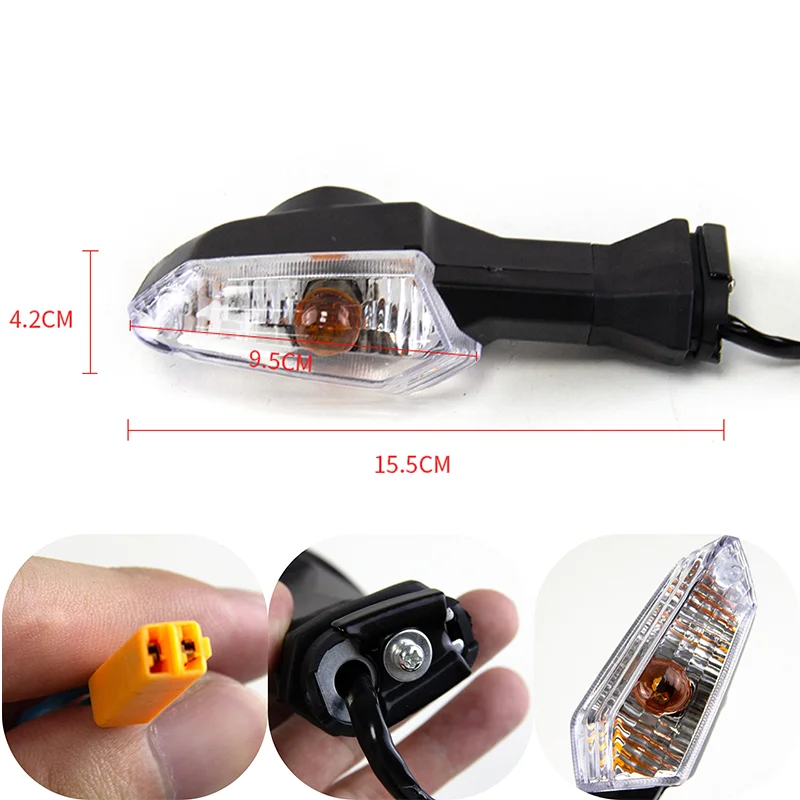 Motorcycle Turn Signal Light Blinker Indicator For Kawasaki Z250 Z300 Z750 Z800 Z900 Z1000 Ninja 250 300 Z250SL ER-6N ZRX1200