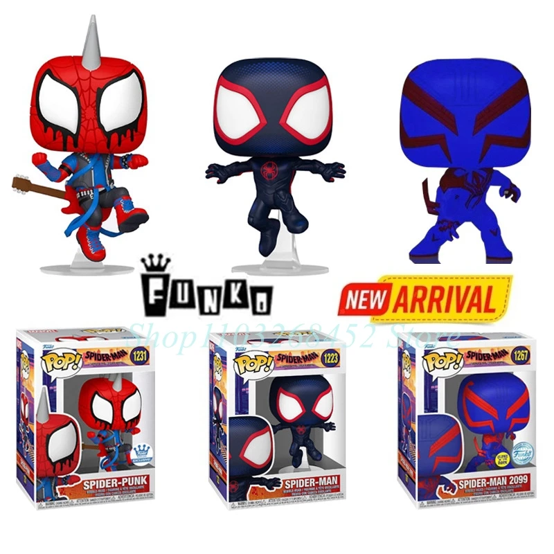 Funko pop-figuras de acción Crossverse para niños, modelo de colección de vinilo, Spiderman 1223, 2099, 1267, 1231