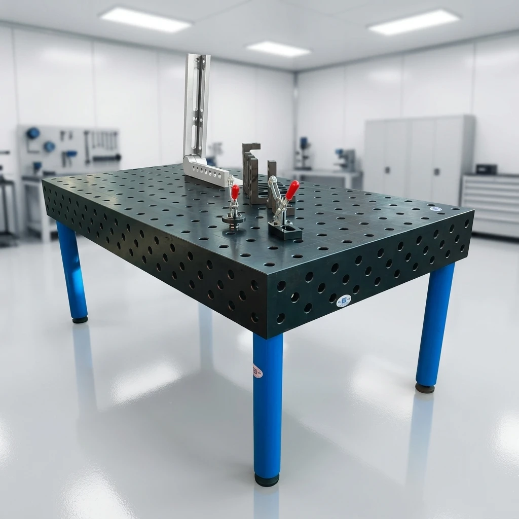 Easy-to-install modular welding workbench, flexible 3D system, high-precision welding platform