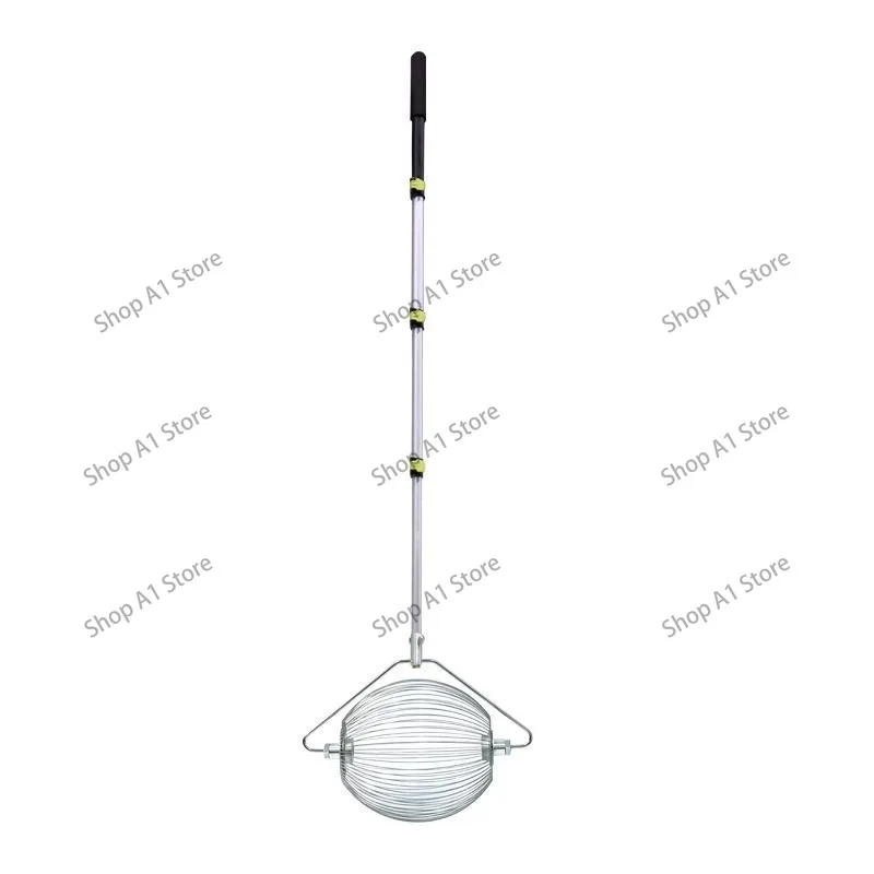 Retractable Rolling Ball Picker, Adjustable Table Tennis Ball Pick-up Basket, Multi-purpose Fruit & Ball Collector