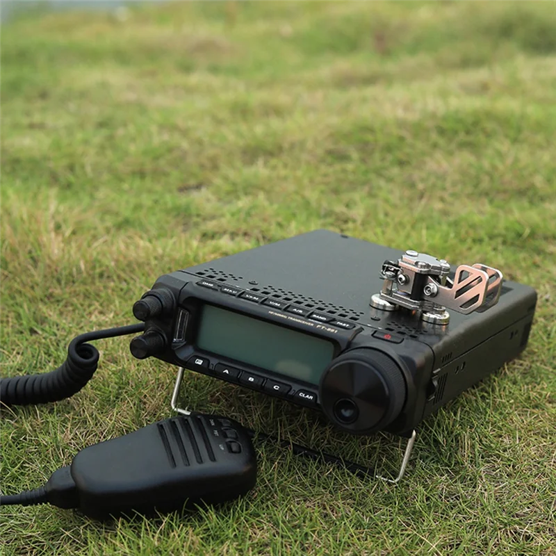 Cw Morse Code Toetsen Automatische Radio Ham Stuur Telegram Dubbele Paddle Met Roestvrijstalen Lichaam Drie Neodymium Magneten