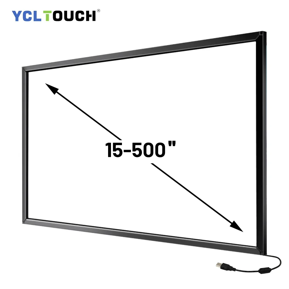 

Multi-touch Infrared Touch Screen Frame Overlay 15-500 Inch Usb Port Free Drive Ir Touch Screen Conversion Frame Aluminum 1-year