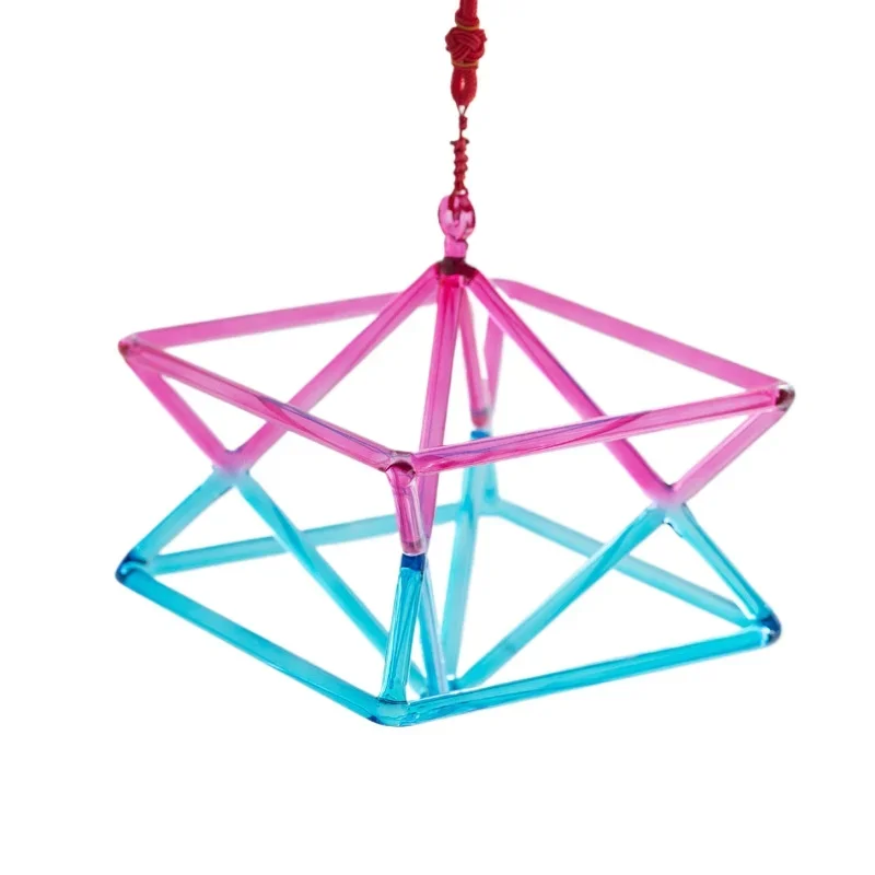 

Pink and blue double parcel mocha ba merka crystal