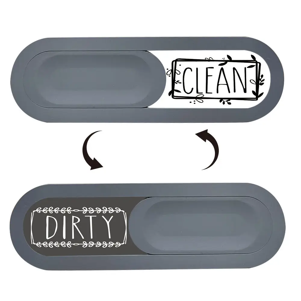 Dishwasher Magnet Clean Dirty Indicator Sign Kitchen Accessory Durable ABS Material Practical Home Appliance Status Tracking Too