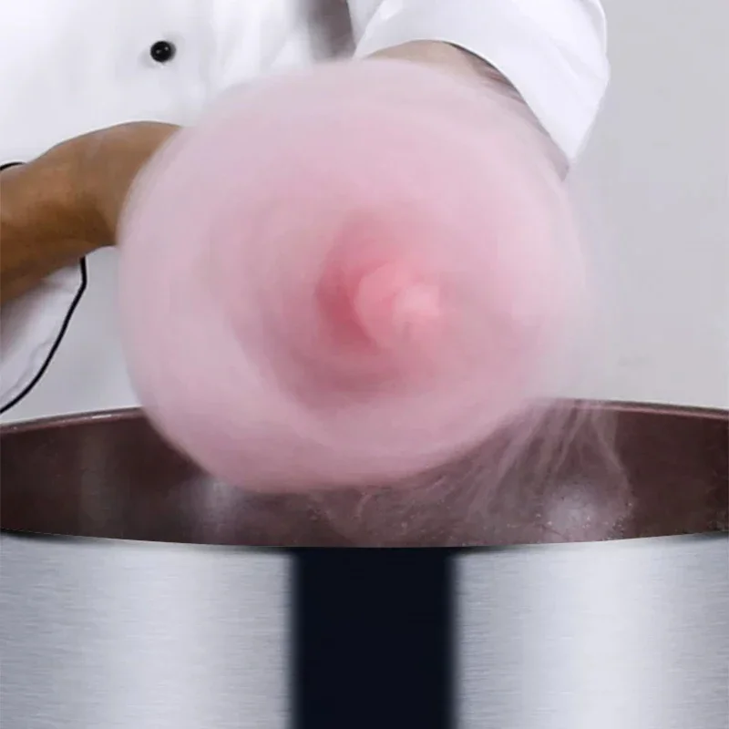 Commercial Electric Gas-Powered Cotton Candy Machine for Making Fancy and Stretchy Cotton Candy, LPG-Heated 12V/7A