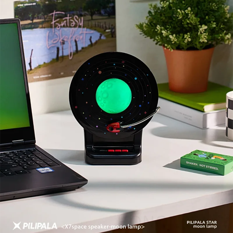 

Портативная беспроводная стереосистема HIFI Bluetooth 5.3 с RGB-подсветкой, эффектом лунного света, ретро-дизайном, поддержкой TF-карт и AUX