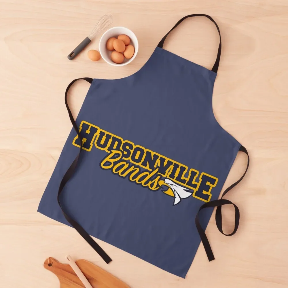 

Hudsonville Bands Apron Kitchen Kawaii Accessories for kitchen useful Chef Uniform Women Kitchen And Household Goods Apron