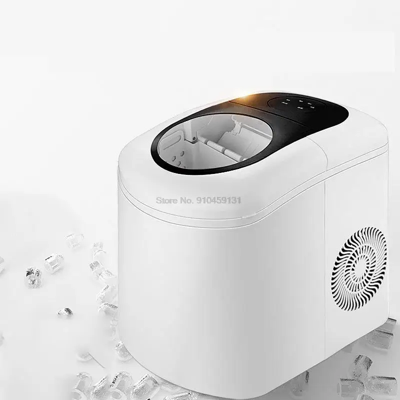 

Commercial Automatic Ice Maker 220V Household Portable Electric Ice Cube Making Machine 15/18KG 24H for Milk Coffee Shop