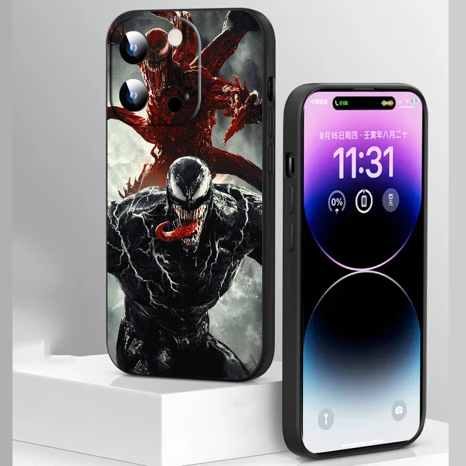 OK13 Marvel V Venom Soft Silicone Case for Mate 10 20 Lite Pro Note 2i 3 3i 4E 5T 7 SE