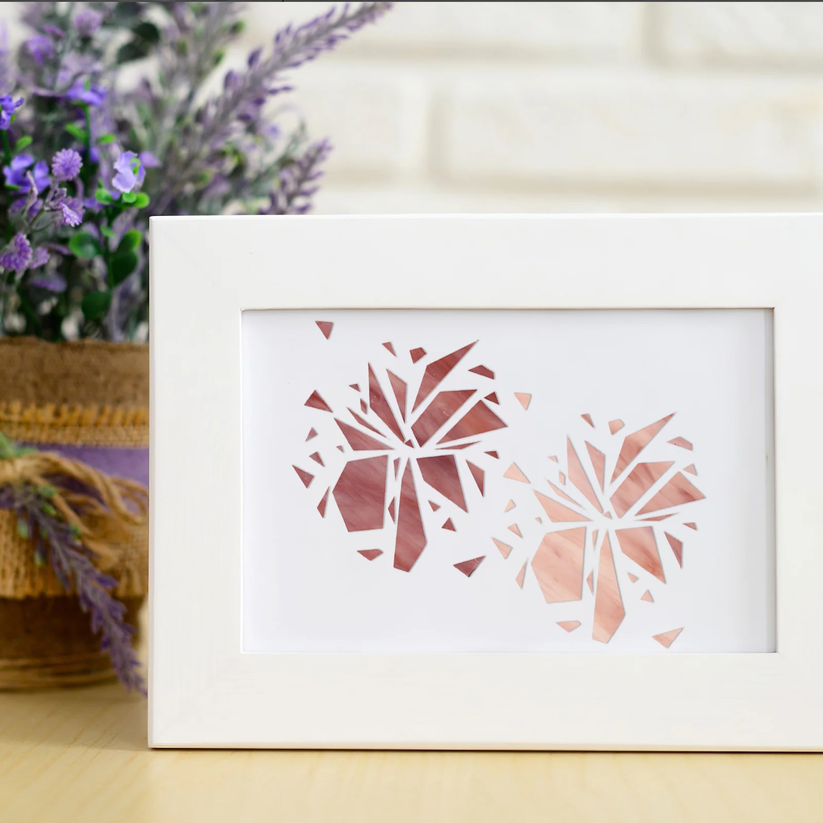 

2Pcs Stained Glass Sheets Decorative Glass Tiles for DIY Mosaic Crafts Garden Wall Art Supplies Tiles DIY Home Decoration