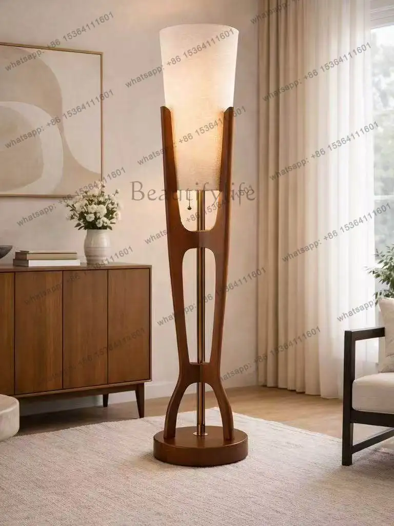 New Chinese-style homestay floor-to-ceiling object living room fabric luminous object cover wrought iron decorative body