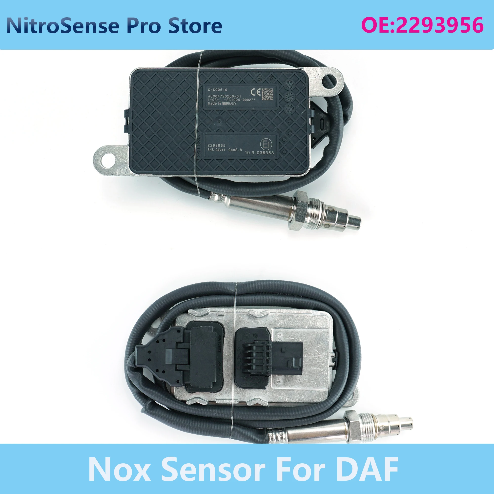 

2293965 SNS0061G High Quality Nitrogen Oxide Sensor For DAF Cf Xf 13 Truck Euro 6