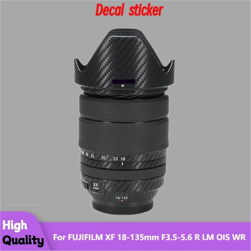 

For FUJIFILM XF 18-135mm F3.5-5.6 R LM OIS WR Lens Sticker Protective Skin Decal Vinyl Wrap Film Anti-Scratch Protector Coat