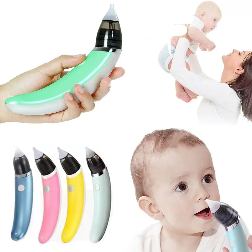 

Электрический детский назальный аспиратор, безопасный бесшумный детский назальный ингалятор, носовая обструкция, ринит, зарядка через USB, очиститель носа