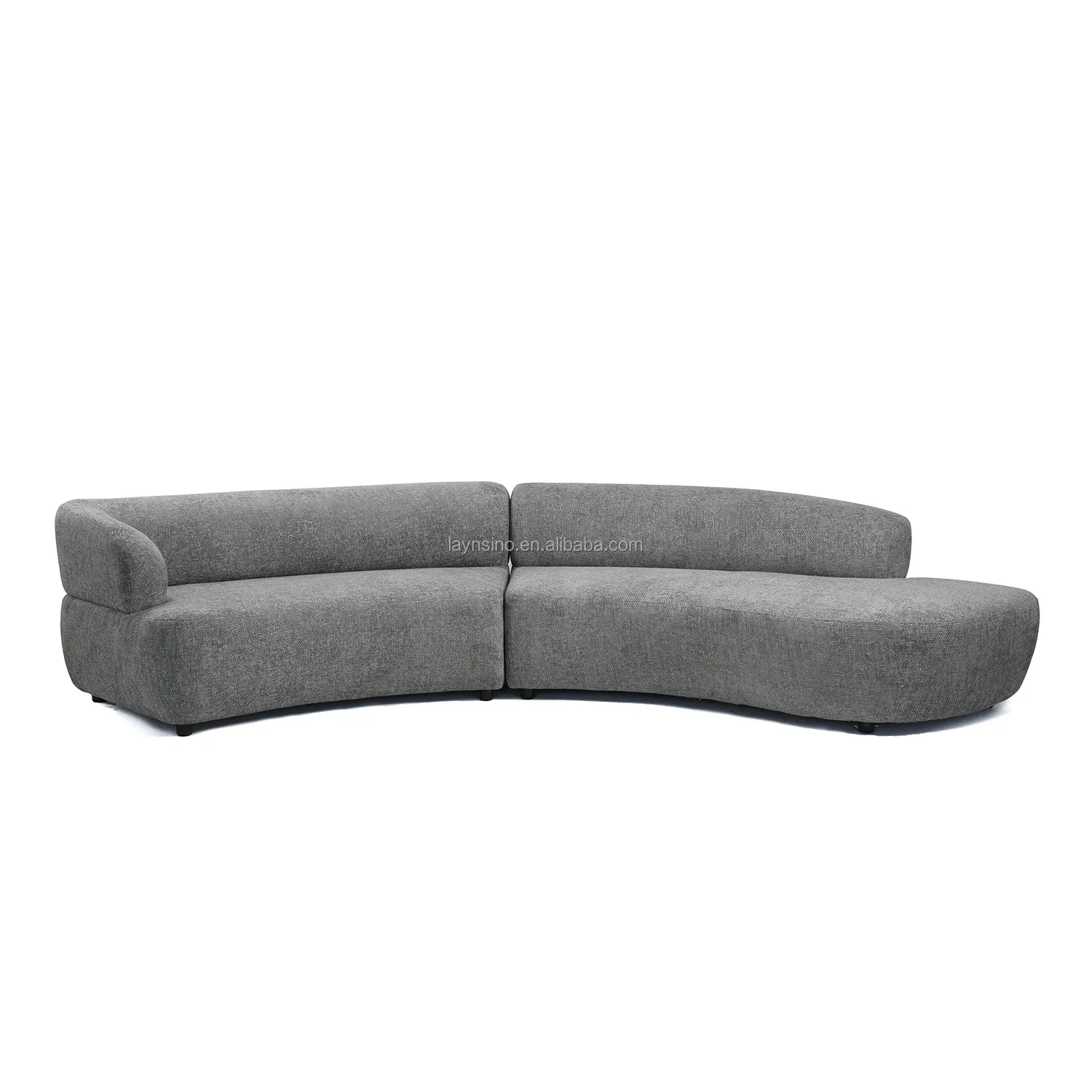 

For Factory Direct Nordic Linen Fabric Sectional Couch Living Room Italian Simple Light Luxury Curved Sofa Set