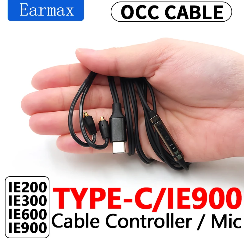 Sennheiser ie900 ie600 ie200 ie300用の交換可能なイヤホン,タイプC