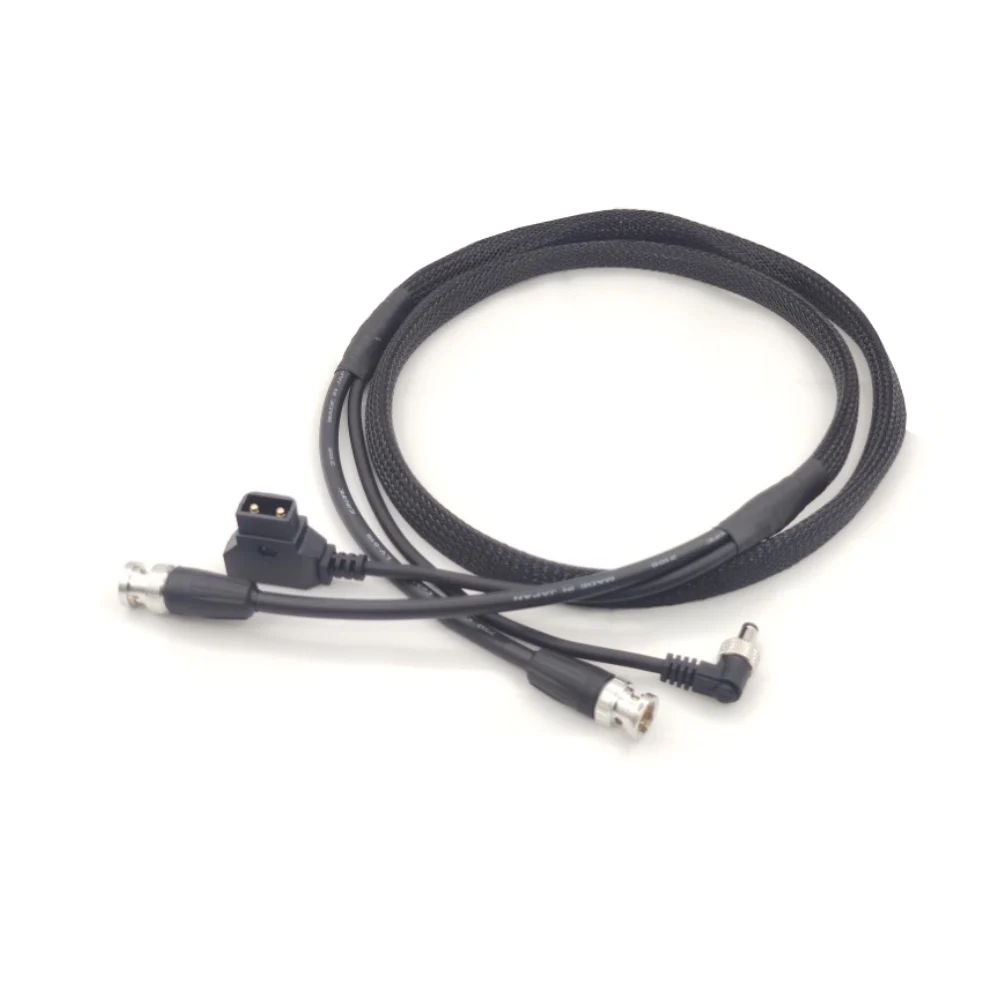 

D-Tap to Locking DC 5.5 2.5mm Monitor Power Cable SDI Video Cable 1.5m for PIX-E7 PIX-E5 7 Atomos Sony DJI