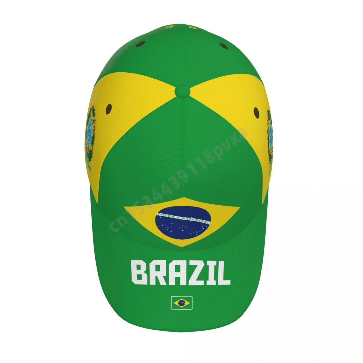 Unisex Brazil Flag Cool Brazilian Adult Baseball Cap Patriotic Hat for Baseball Soccer Fans Men Women