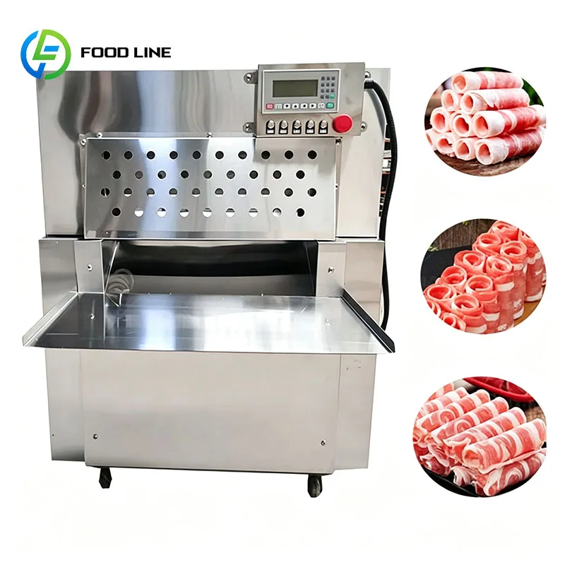 Deli Slicer Machine Commercial Meat Cutter Adjustable Thickness for Bacon Salami Prosciutto Restaurant Food Service Customized