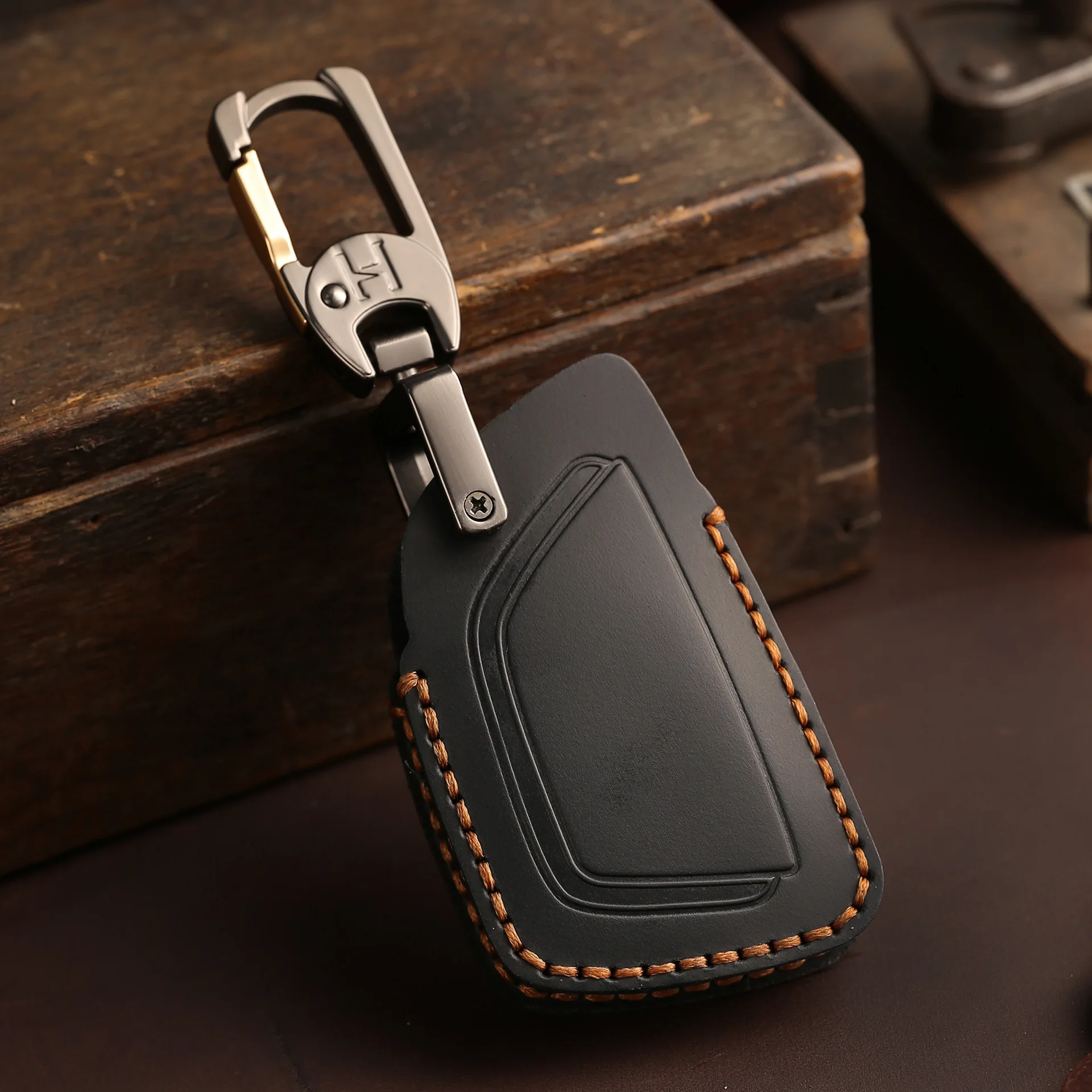 Car Key Cover Case for Buick Envision GMC Yukon XL Denali Chevrolet Suburban Tahoe 3/4/5/6 Buttons Remote Keychain Accessories