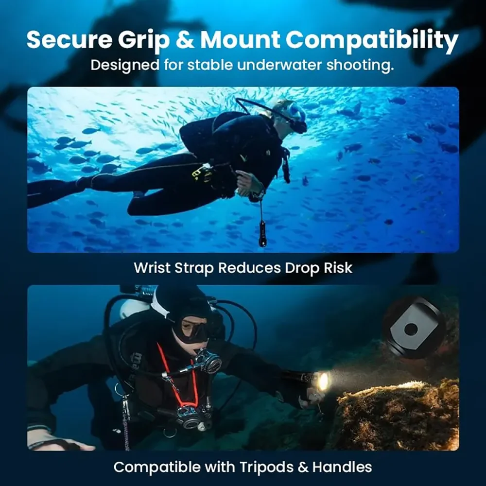 SOFIRN SD11 5000LM Dive Light Rechargeable Flashlight Scuba with 3 Light Modes IPX8 Waterproof 100m Underwater Torch for Diving