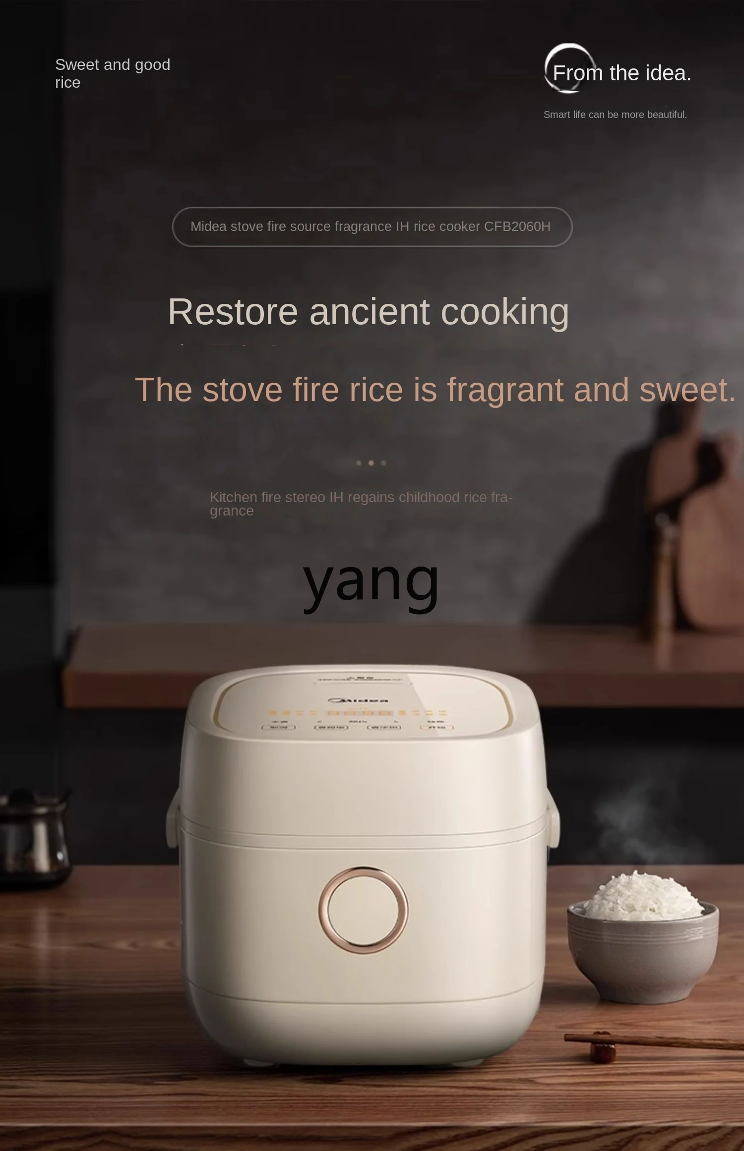 L'm'm Smart Rice Cooker Small Capacity 2 Liters Dormitory Small Mini Firewood Rice Cooker