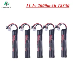 11.1V 2000mah 18350 Li-ion Battery SM PLUG for Electric water Gel Ball Blaster Toys Pistol 3S Lithium Polymer Battery Water Gun