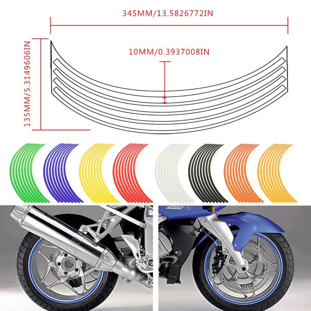 VSTROM-pegatina Universal para motocicleta, tira de llanta reflectante de 17/18 pulgadas para SUZUKI DL250 DL650 DL 650 250 v-strom