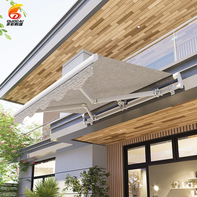 

Awning Electric Sun Shade Canopy Waterproof for Patio Window Door Pergola Aluminum Outdoor Home Garden Yard