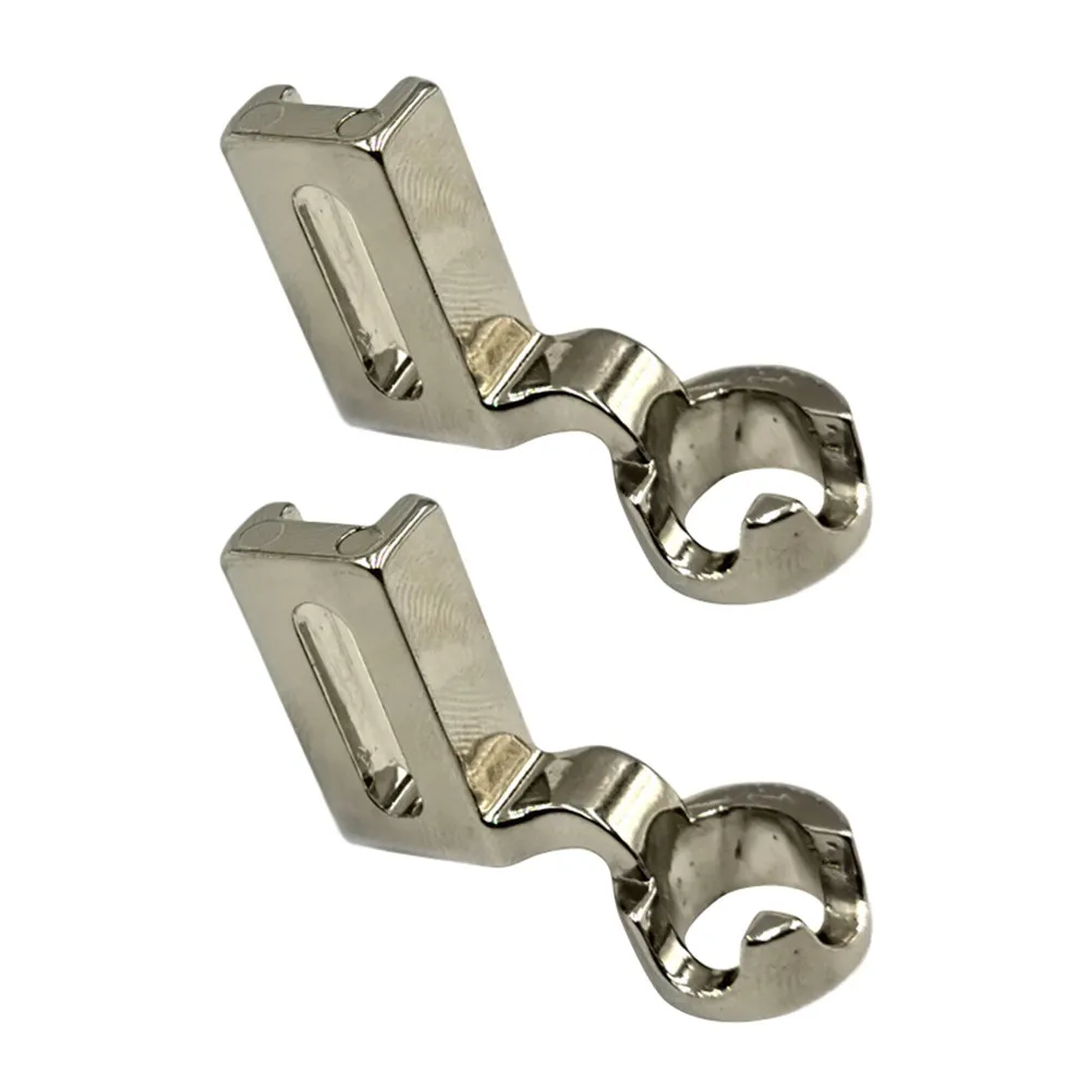 

2Pcs Heavy-Duty Zinc-Alloy Presser Feet for Sewing Machine High Precision Easy Install Multi-Functional Sewing Presser Feet