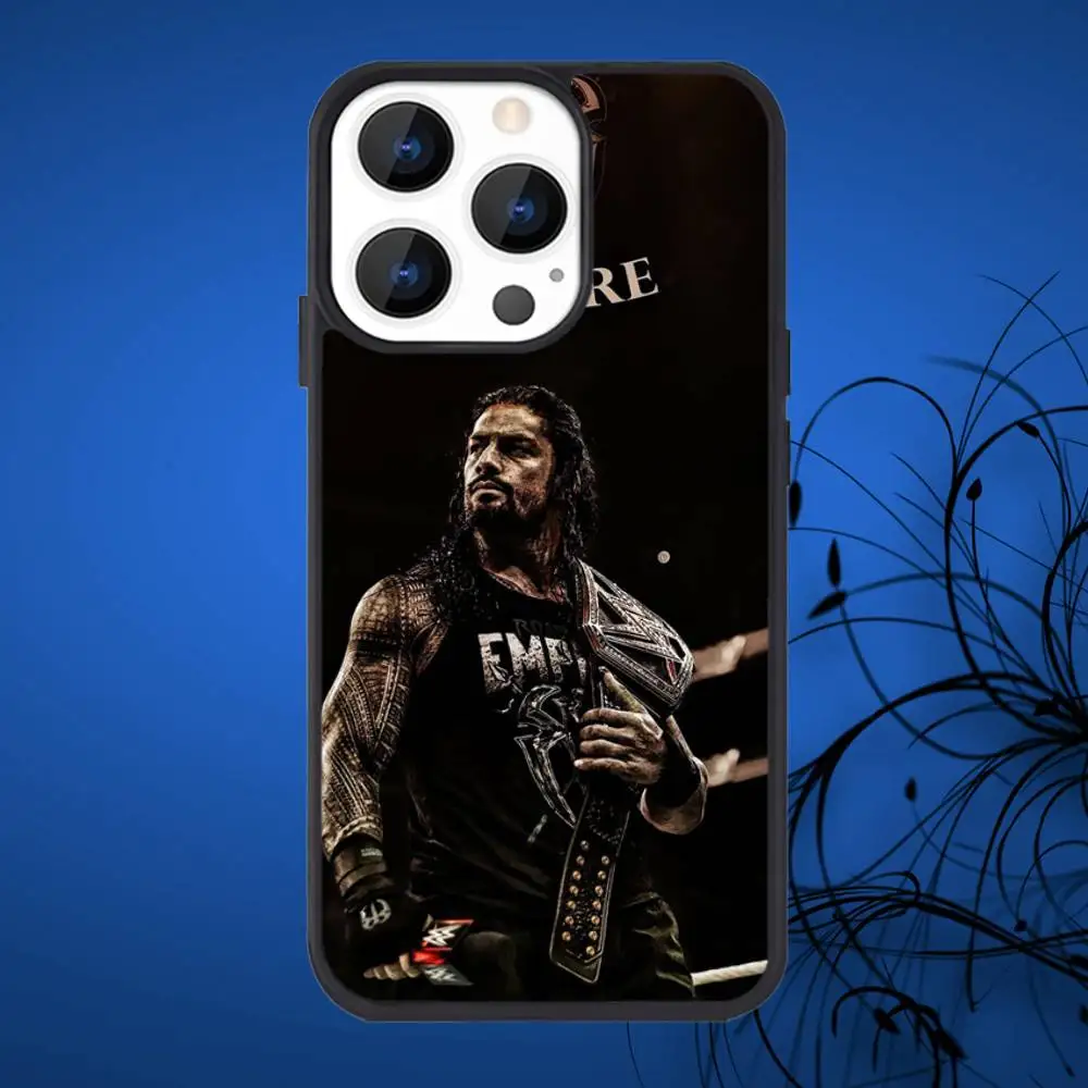 R-RomanS Grote Hond R-Reigns Telefoonhoesje voor iPhone 17,16,15,14,13,12,11,Plus,Pro,Max Mini Magsafe Magnetisch Draadloos Opladen