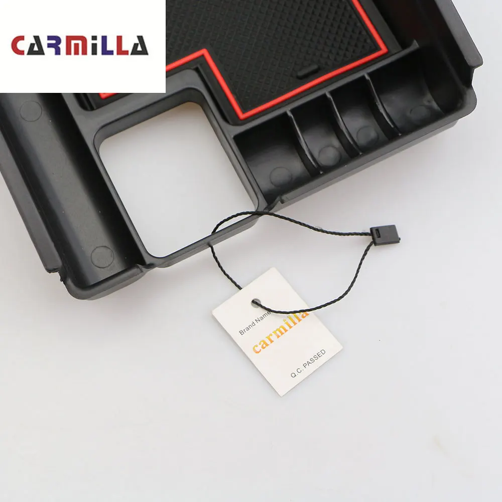 Carmilla Car Central Storage Armrest Box Arm Rest Storage Box for Nissan X-trail X Trail Xtrail T32 Rogue 2014-2018 Accessories