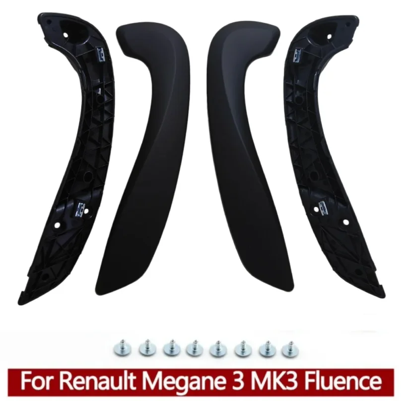 Black Interior Car Front Left Right Door Handle For Renault Megane 3 III Fluence 2008-2016 809600015R 197012651 809540001R