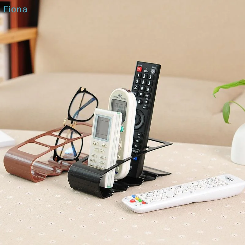 ✔ Aufbewahrungsregal für Klimaanlagen und Fernbedienungen, zum Organisieren und Aufräumen von Kunststoff-Desktop-Regalen