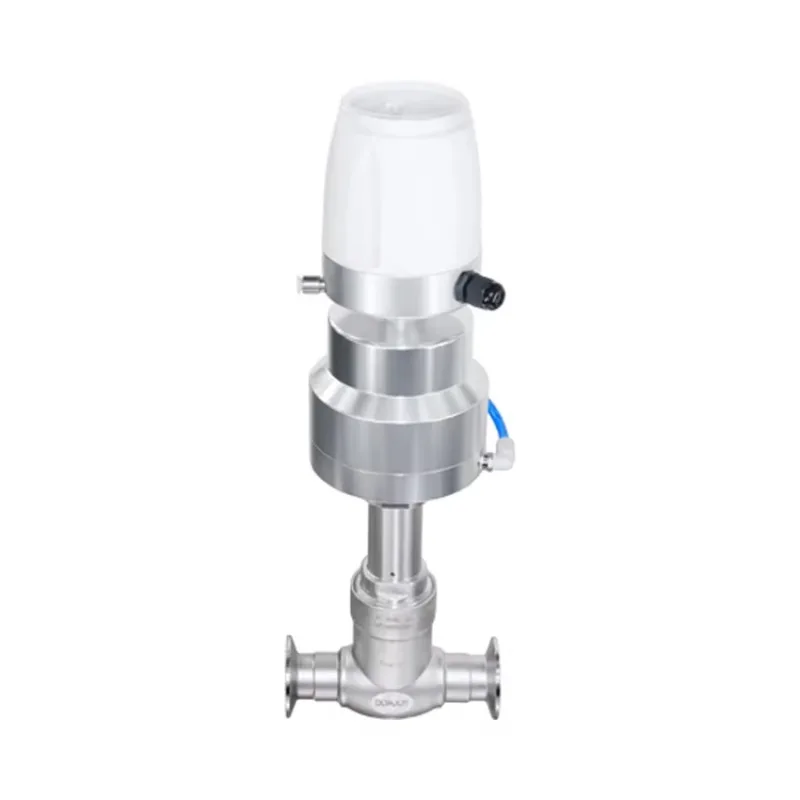 DONJOY Factory Direct Food Grade Stainless Steel 316L Clamp Weld Thread Pneumatic Globe Valve PTFE Seal DIN 3A