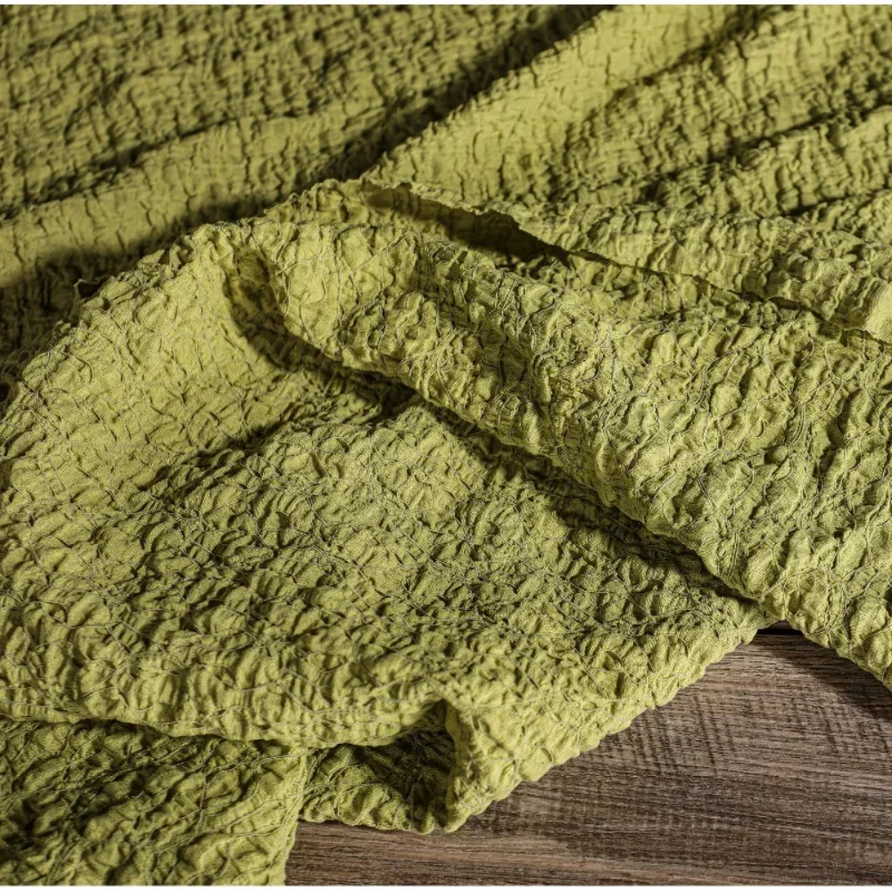 

Трикотажная плиссированная ткань с вышивкой и эластичной текстурой, дизайнерская одежда, оптовая продажа, ткань для шитья своими руками по метрам, материал