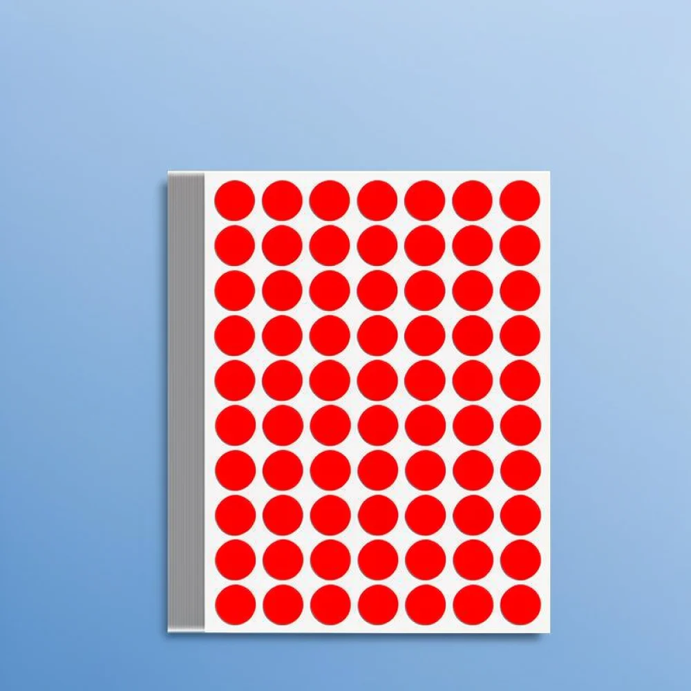 Self Adhesive Number Stickers Round Labels For Inventory Management Office Document Organization Classified Marking Supplies