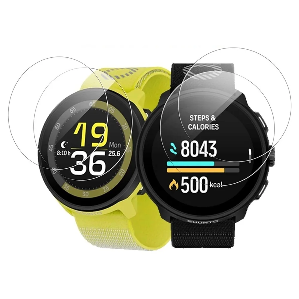 Protector de pantalla de reloj inteligente para SUUNTO RUN, película protectora transparente antiarañazos, vidrio templado HD, 5 uds.