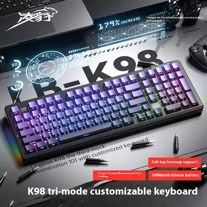 Aula Lingbao K98 Wi… - image