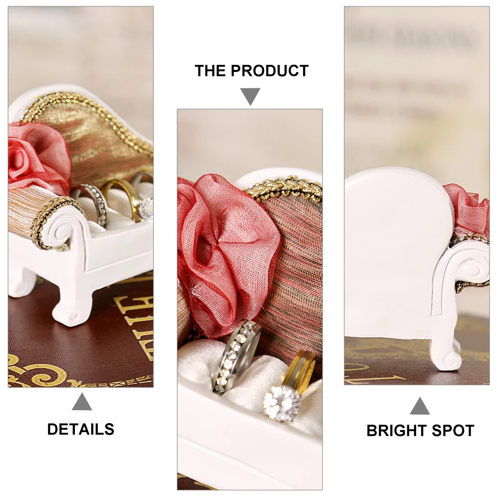 

Jewelry Display Shape Rings Organizer Earrings Holder Rings Holder Countertop Earrings Rack Adornment Lightweight