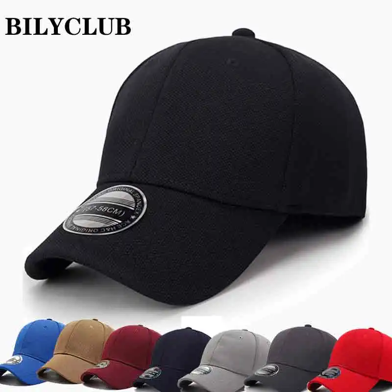 2023 High Quality Baseball Cap Men Snapback Hats Caps Men  Fitted Closed Full Cap Women Gorras Bone Male Trucker Hat Casquette