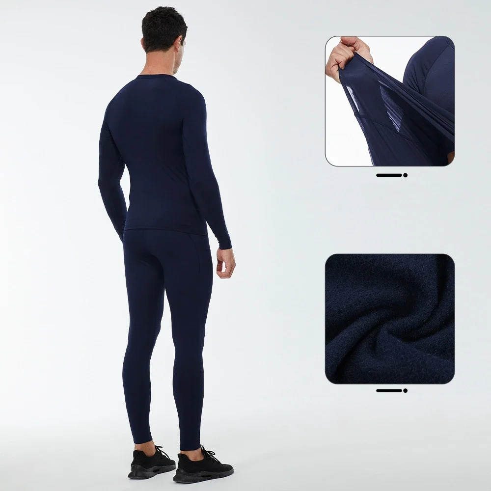 Dean M Tight-Leggings de compression trempés pour hommes, ensembles de yoga de sport, ensemble de fitness souriant, vêtements d'entraînement sportifs, 2 pièces