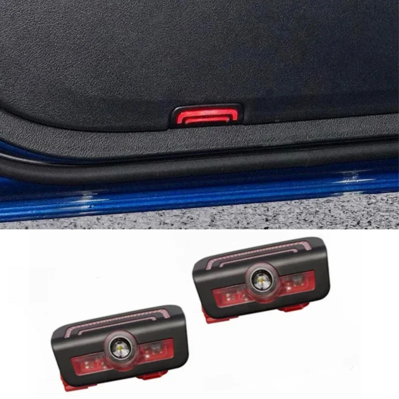 2Pcs Car LED Door Logo Projector Welcome Courtesy Lights For Mercedes Benz Class E W214 2024 C W206 2022 2023 2024 Accsesories