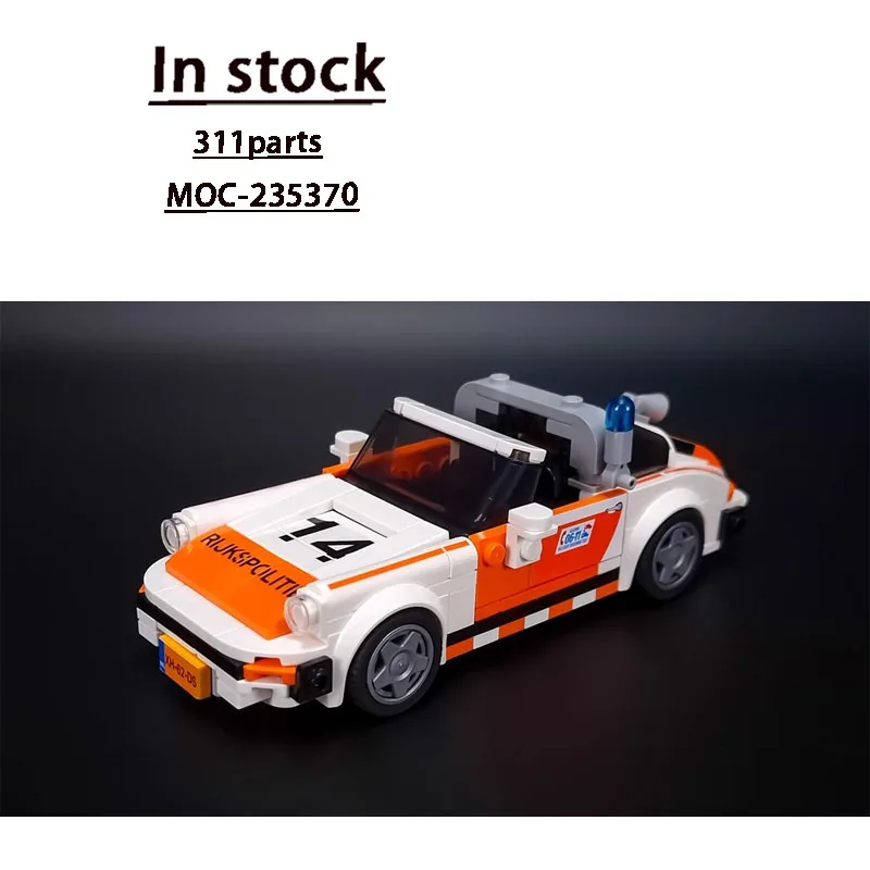 MOC-235370 جديد كلاسيكي مبدع للتحويل سيارة رياضية سباق بنة نموذج 311 أجزاء الأولاد الأطفال عيد ميلاد لعبة هدية